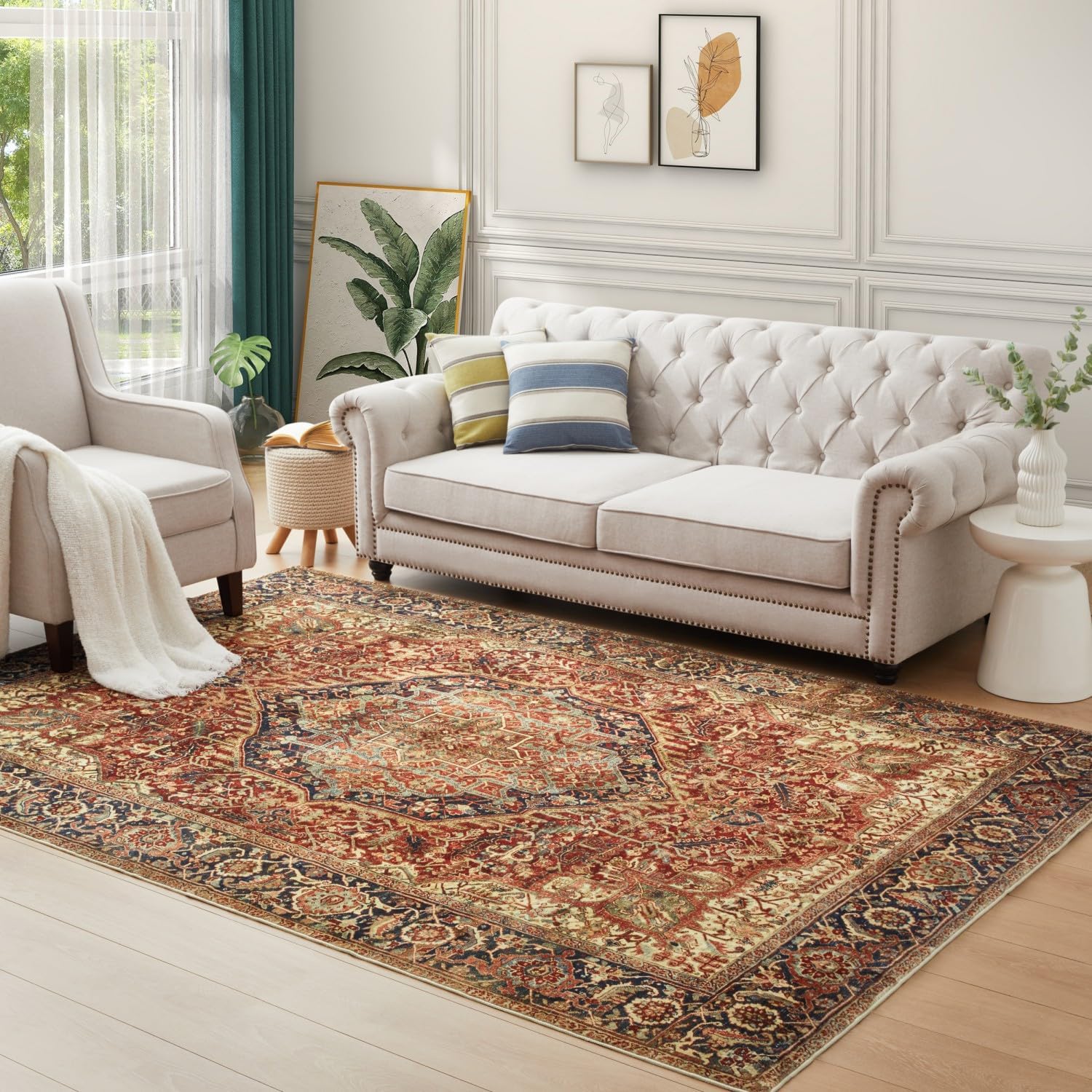 Thumbnail 6 de Aspire Homeware Rugs 200 x 290 cm traditional area rug