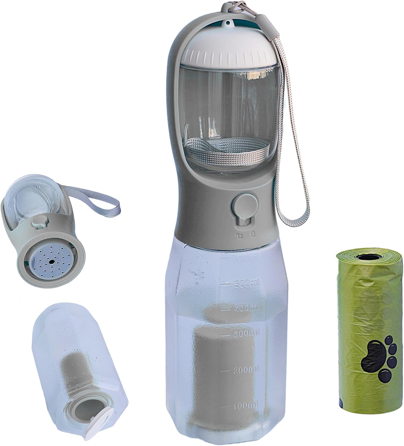 Detalle de PANJAL Portable Dog Water Bottle 600ml