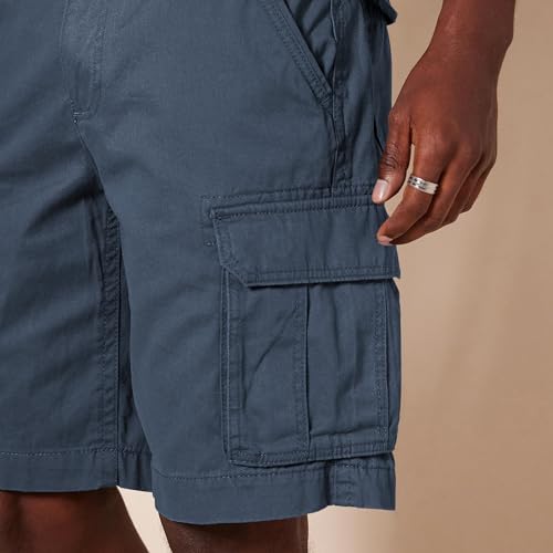 Thumbnail 3 de Amazon Essentials pantalón corto cargo de sarga de algodón 100% de 25 cm (corte clásico) en azul marino
