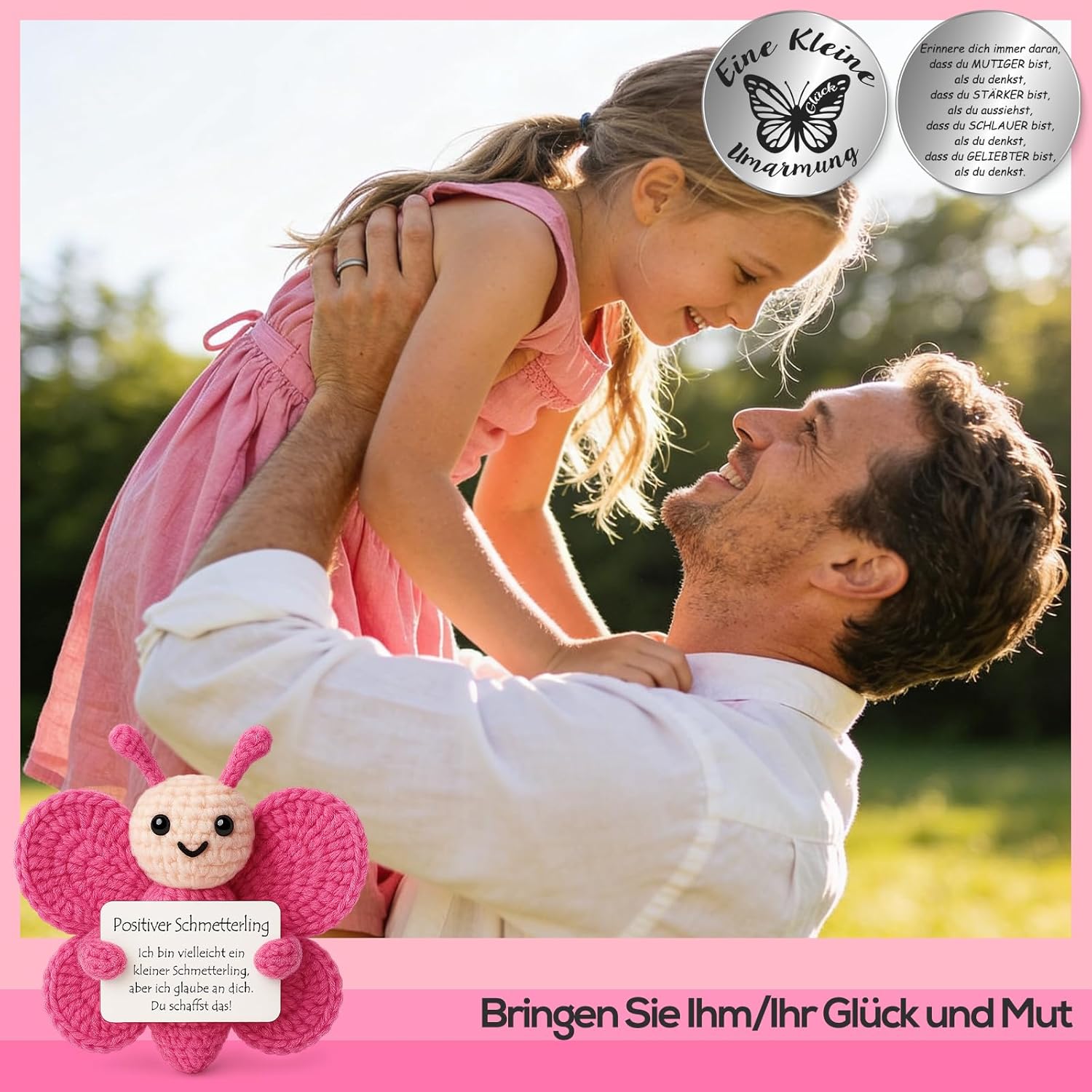 Thumbnail 4 de Tixlux Pocket Hug Schmetterling 5 x 7 cm