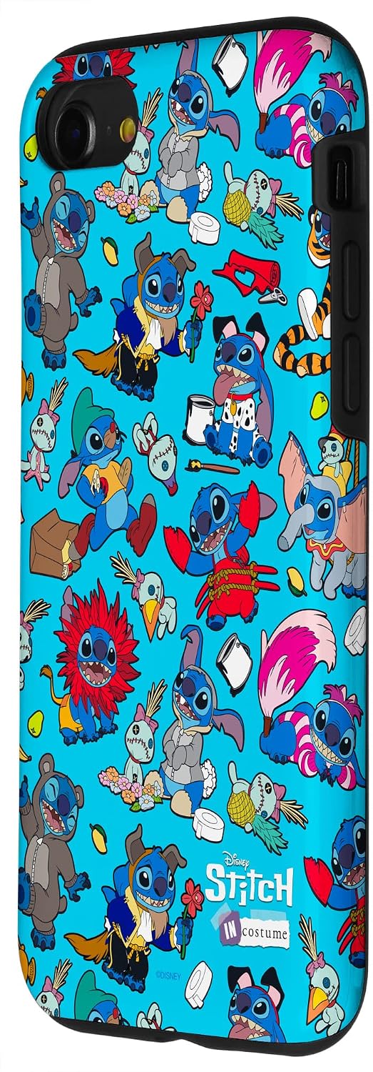 Thumbnail 1 de Disney iPhone SE (2020) / 7 / 8 Case with Stitch and Scrump Design