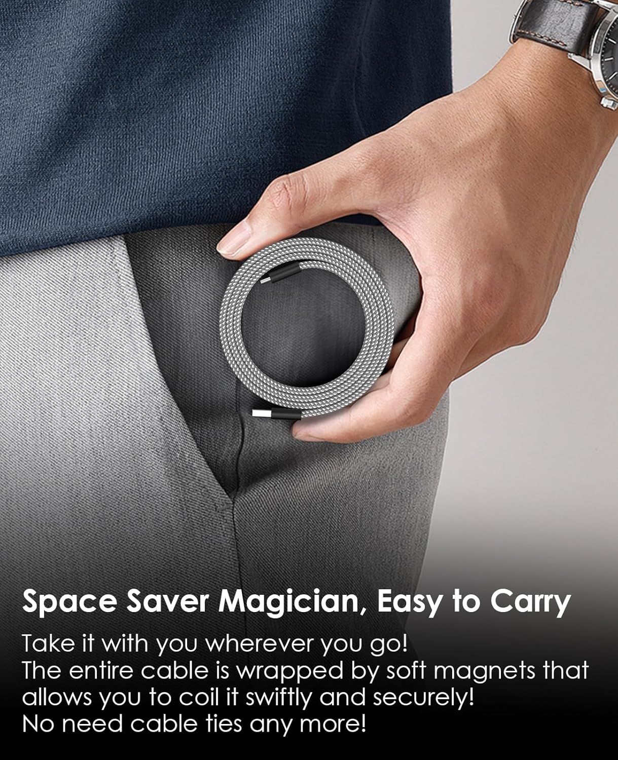 Thumbnail 4 de Magtame Cable USB-C Magnético 1.5m para iPhone 15 Pro Max ⚡