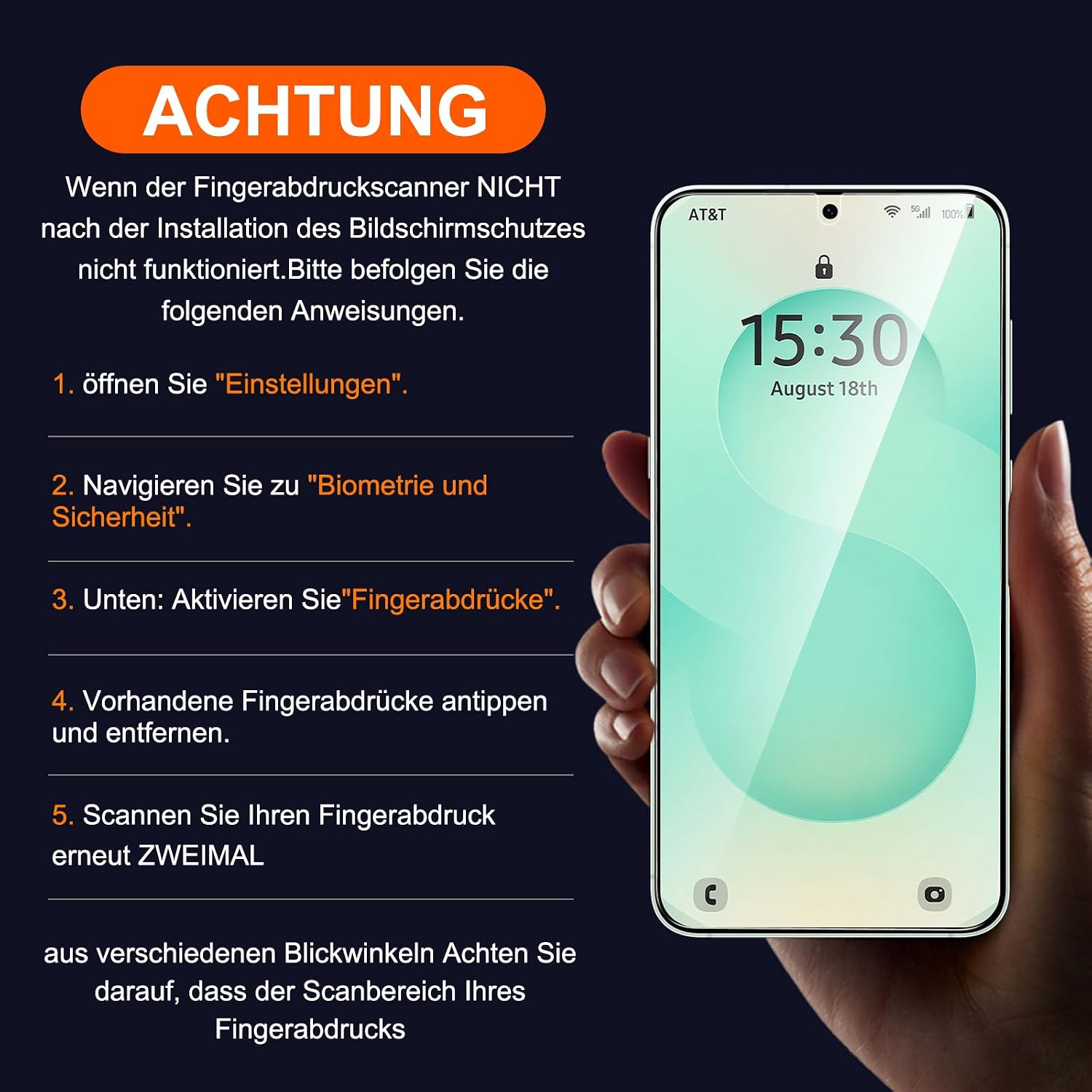 Thumbnail 5 de UniqueMe Displayschutz Samsung Galaxy S25 9H