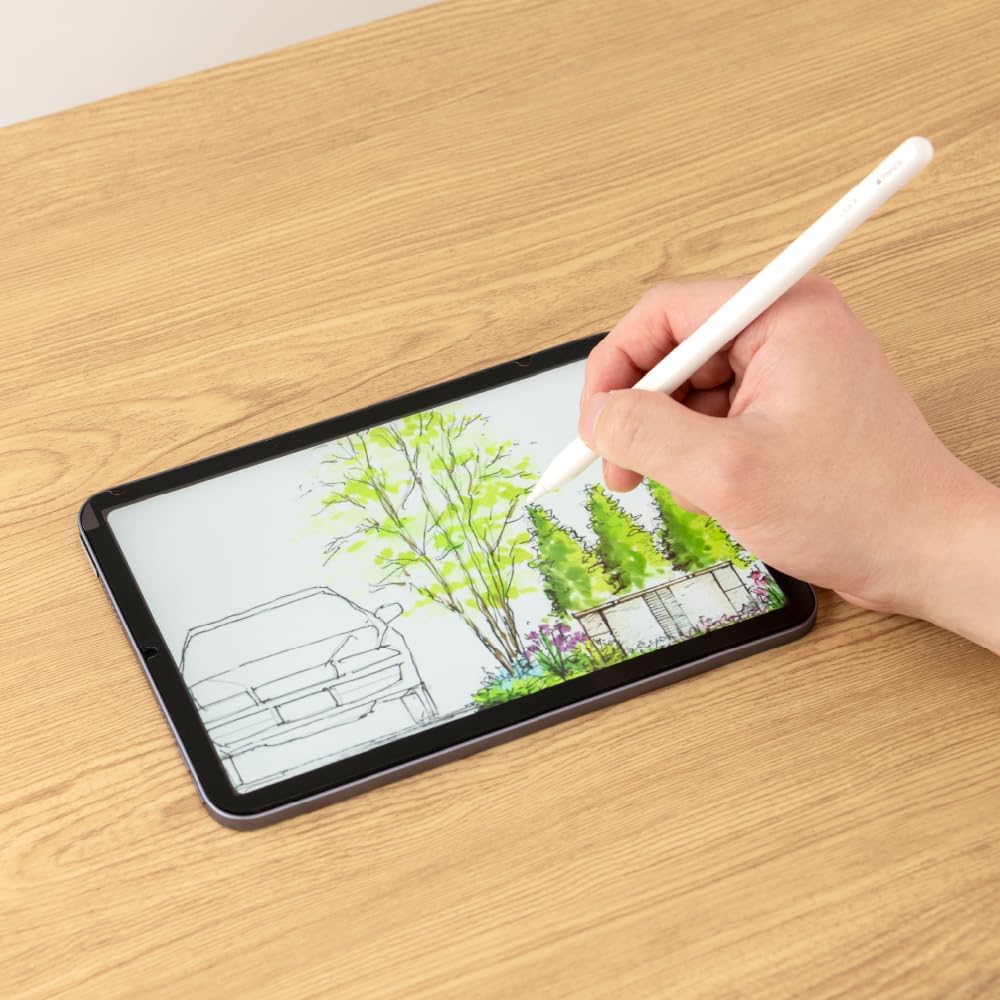Detalle 1 de ナカバヤシ Z0660 iPad mini用 着脱式ペーパータッチ液晶保護フィルム ケント紙タイプ