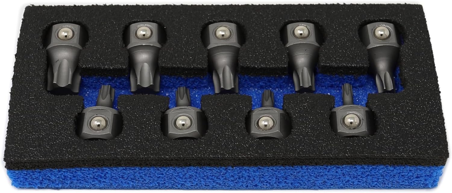 Detalle de CTA Tools 5058 9 Pc. Stubby Torx Bit Set