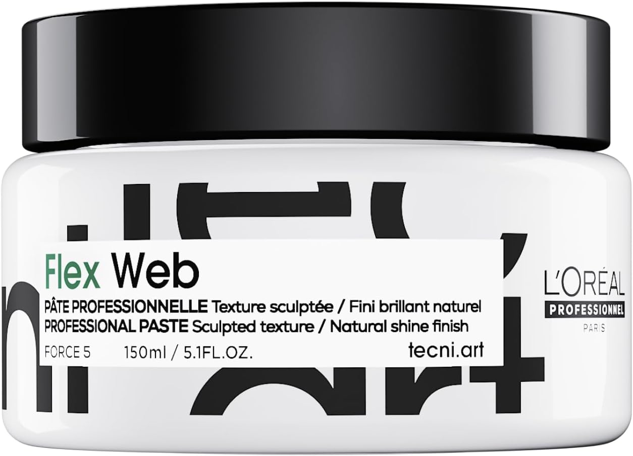 Detalle de L’Oréal Professionnel Tecni.Art Web Pasta Modellante Tenuta Extra-Forte Effetto Naturale e Brillante da 100 ml