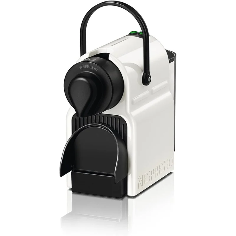 Detalle de Nespresso Krups Inissia cafetera de cápsulas blanca