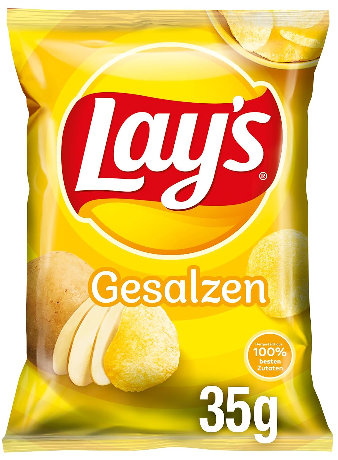 Detalle de Lays Gesalzen Kartoffelchips 20×35 g 🍟
