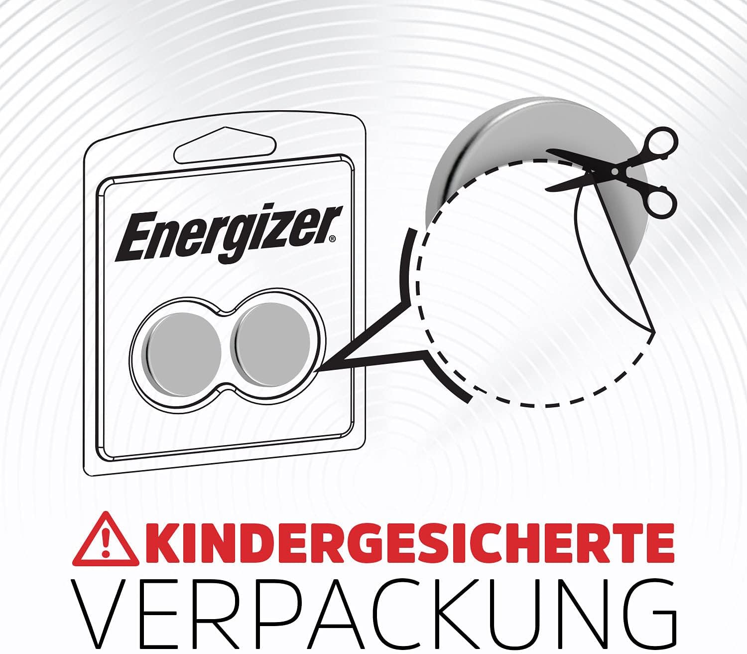 Detalle de Energizer CR2032 Knopfzellen 3V (12er-Pack) – langlebig für AirTag, Autoschlüssel & Co.