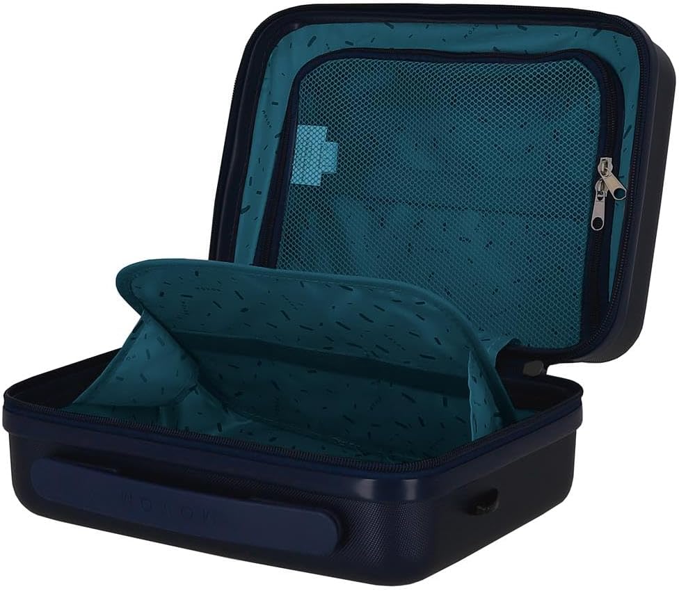 Detalle de Borsa da toilette da cabina MOVOM Wood in ABS con due scomparti e specchio
