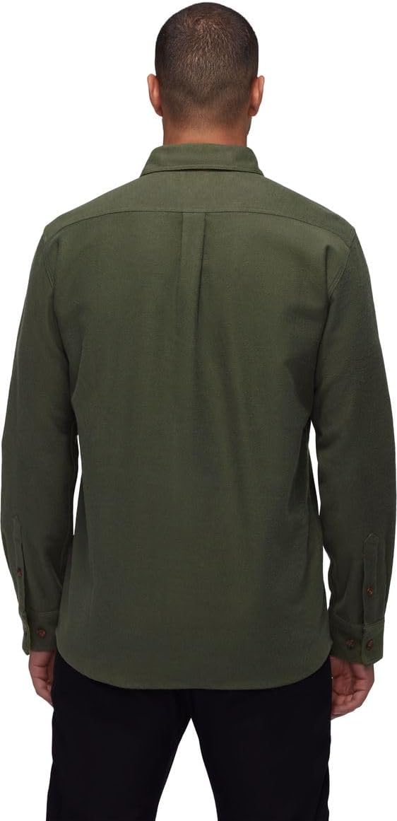 Detalle de Mammut Tamaro Overshirt pour Homme — une overshirt légère, confortable et de qualité