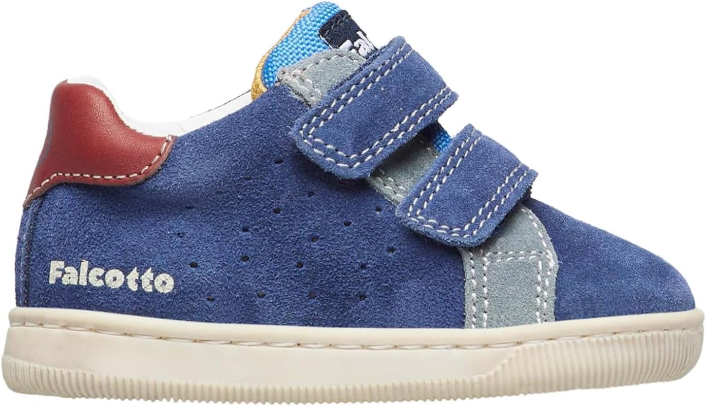 Detalle de Falcotto Sneakers in Pelle e Suede per i primi passi: stile e comodità da bambino