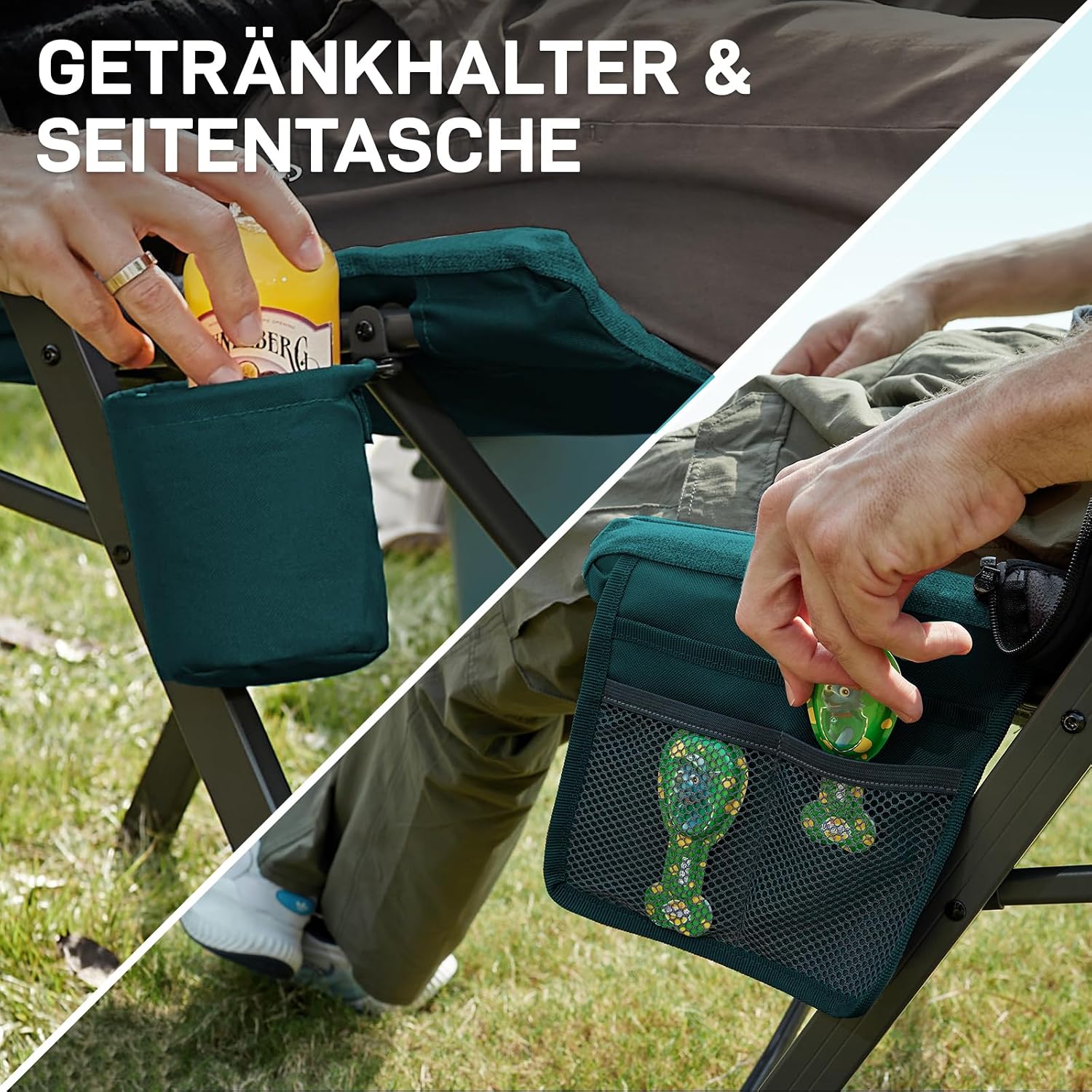Thumbnail 6 de EVER ADVANCED Campingstuhl 150 kg belastbar