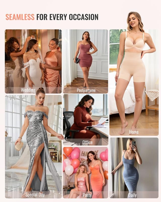 Thumbnail 4 de ForeverShaper Seamless Tummy Control Shapewear Shorts with High Waist Support