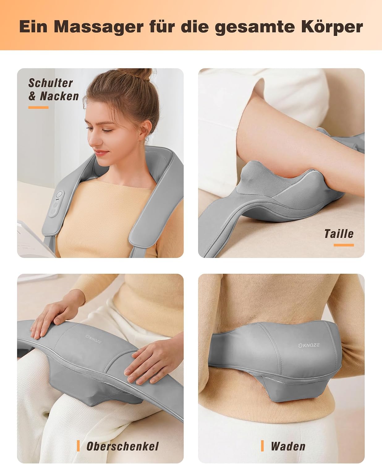Thumbnail 6 de KNQZE massaggiatore shiatsu 4D cervicale 42°C