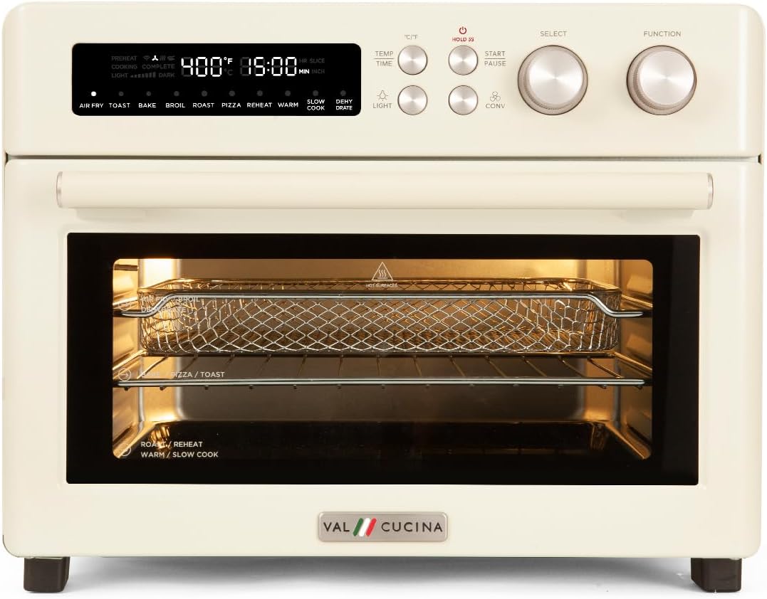 Detalle de VAL CUCINA Retro 10-in-1 Air Fryer Toaster Oven ๐