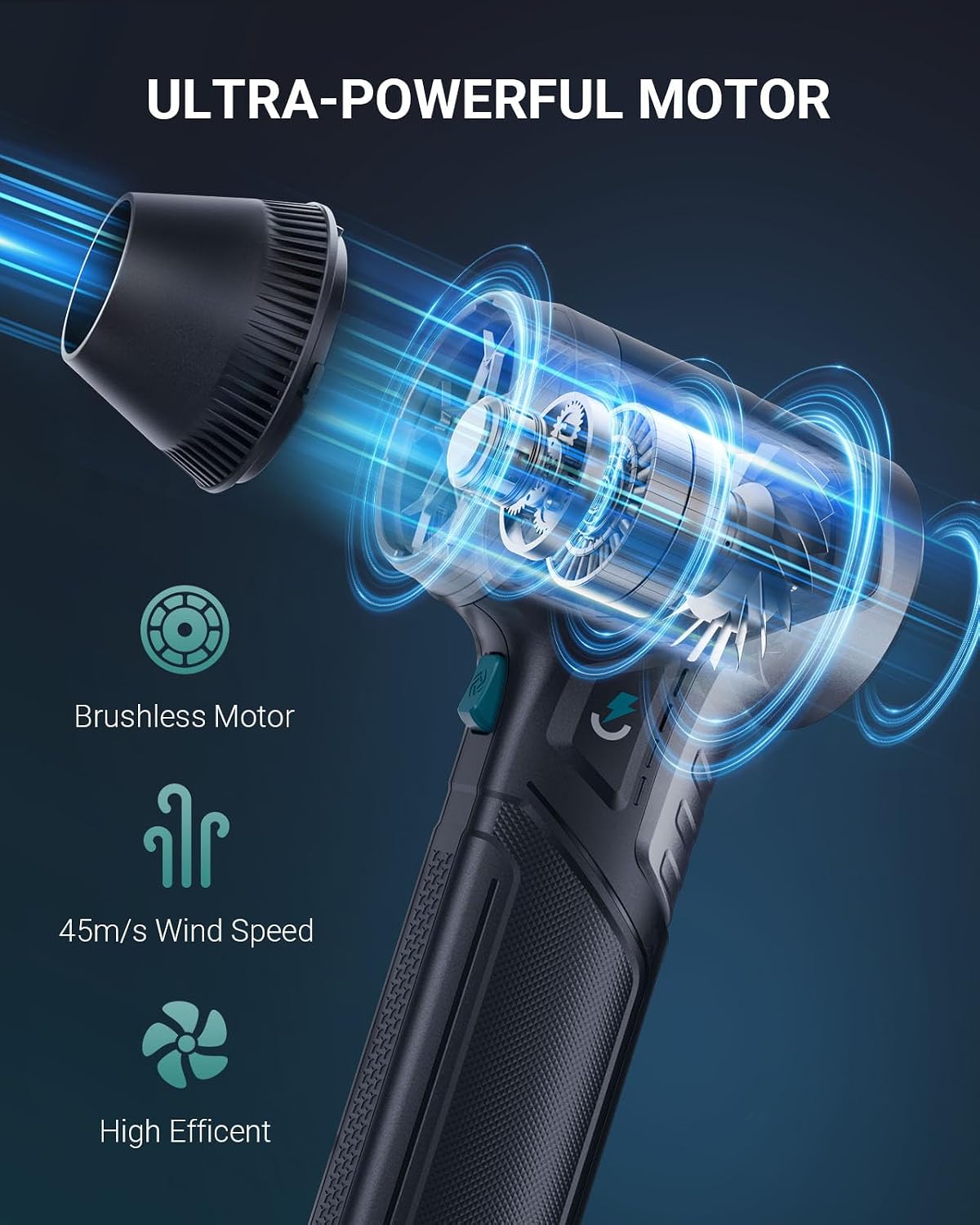Detalle 2 de VANTRUE POWER Electric Air Duster 28.22 oz