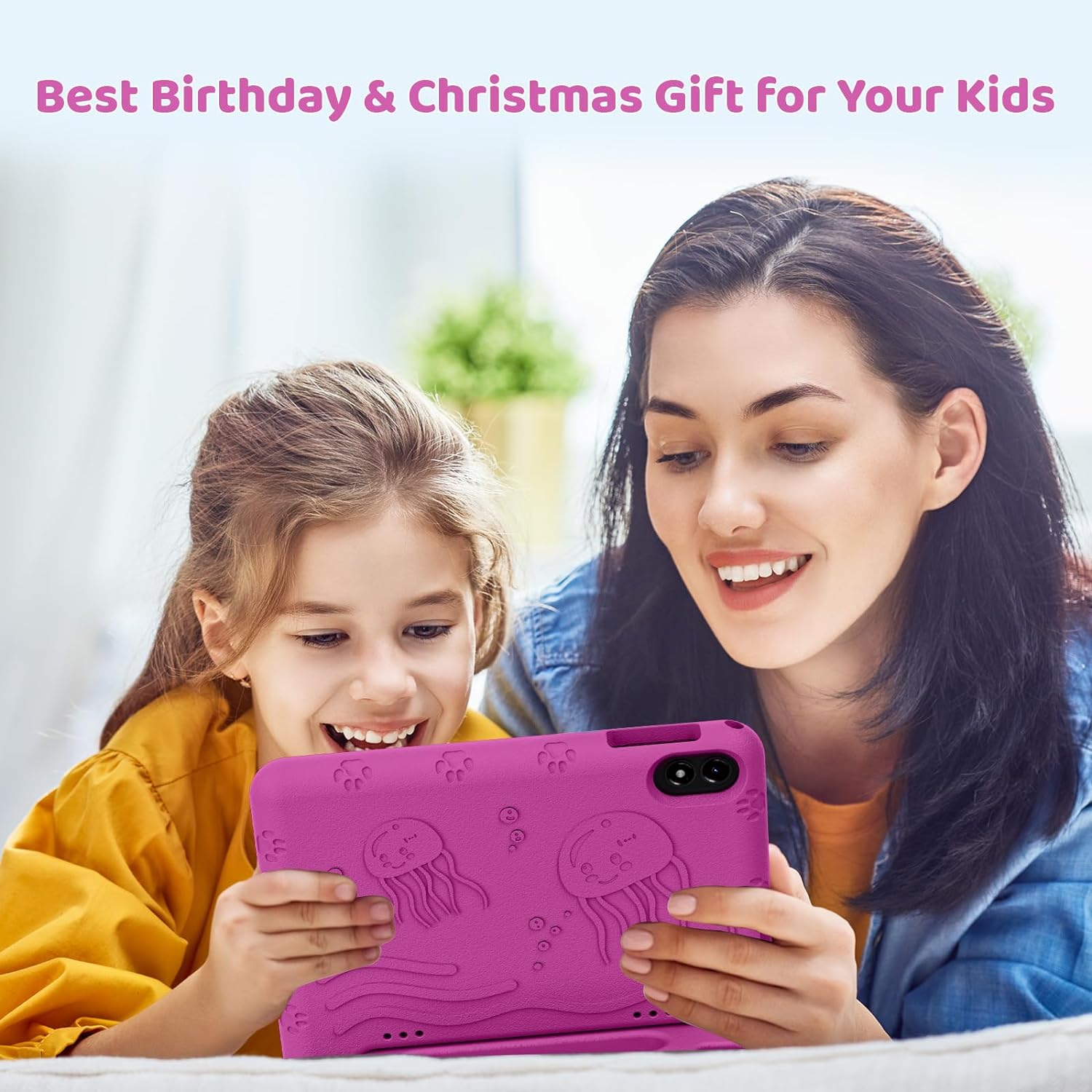 Detalle 2 de COLORROOM C30 Kids Tablet, 10.1-Inch Android 15, 64GB, Pink