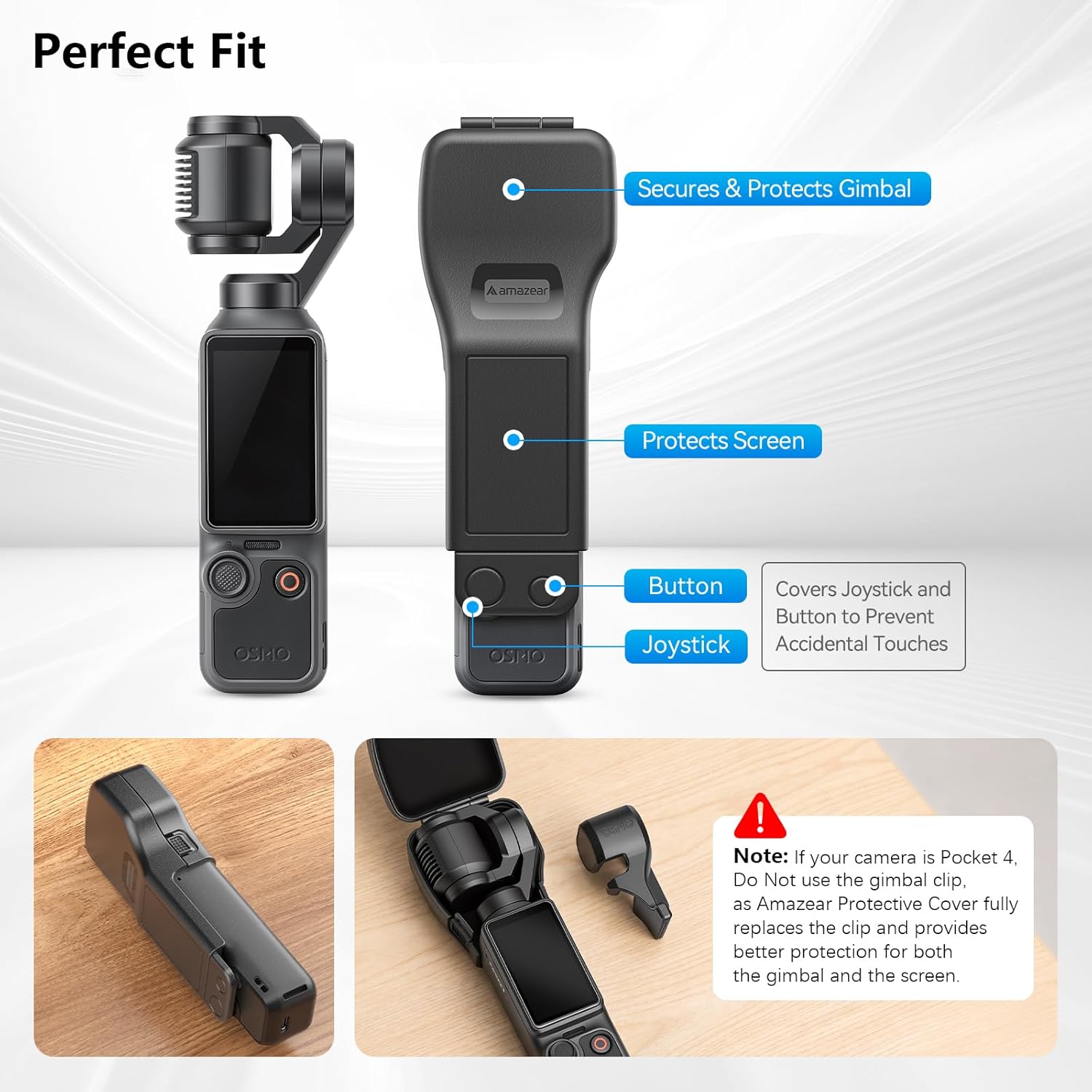 Detalle 2 de Amazear Pocket 3 Schutzhülle für DJI Pocket 3