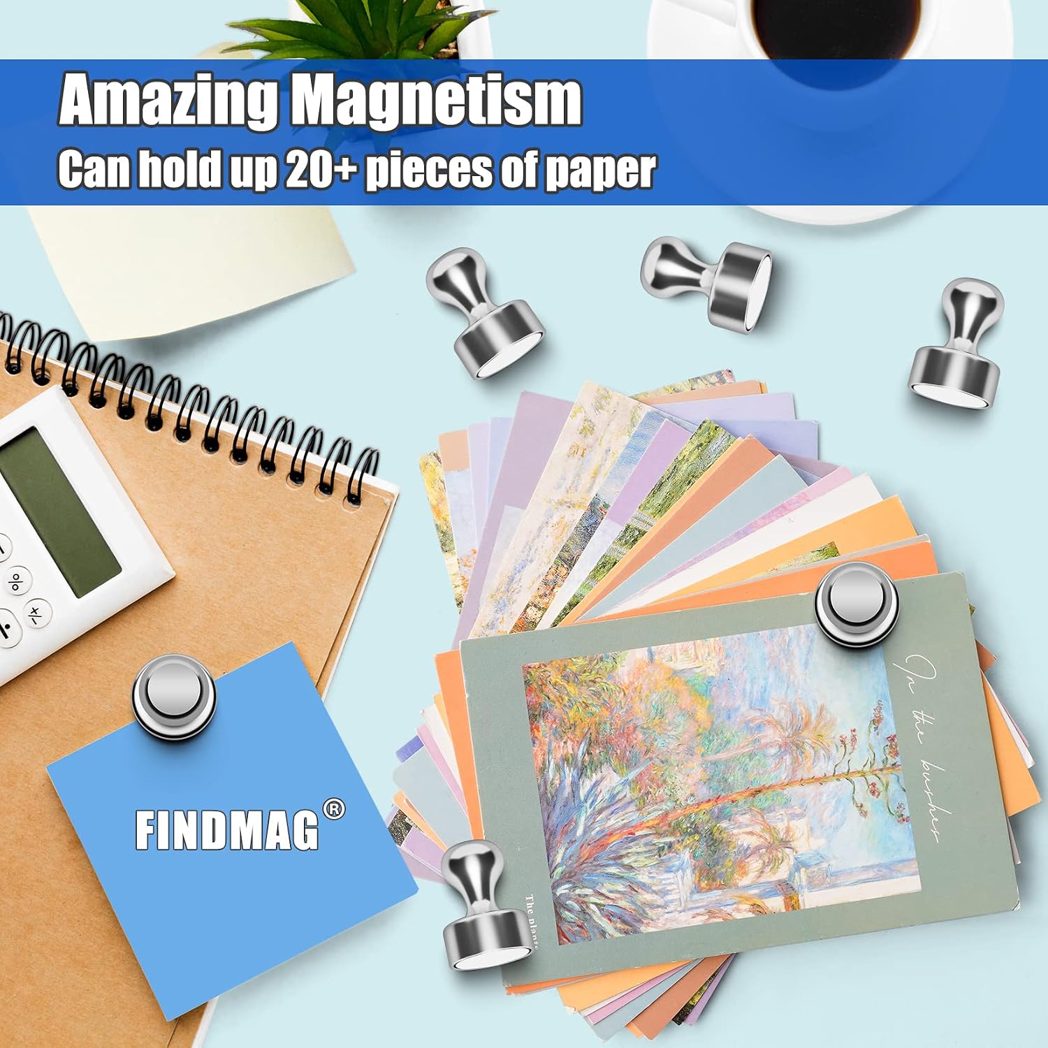 Thumbnail 5 de 24 Pack Magnetic Push Pins 12x16 mm