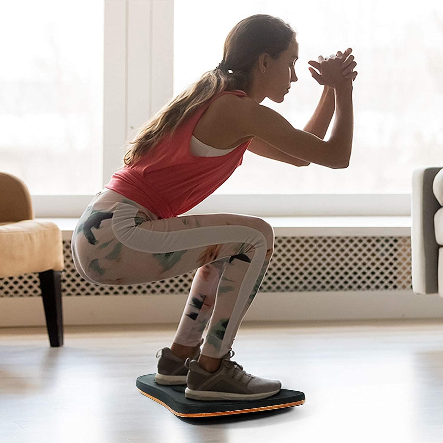 Thumbnail 5 de Yes4All Wobble Balance Board for Standing Desk – Anti-Fatigue Foam Pad with Massage Points