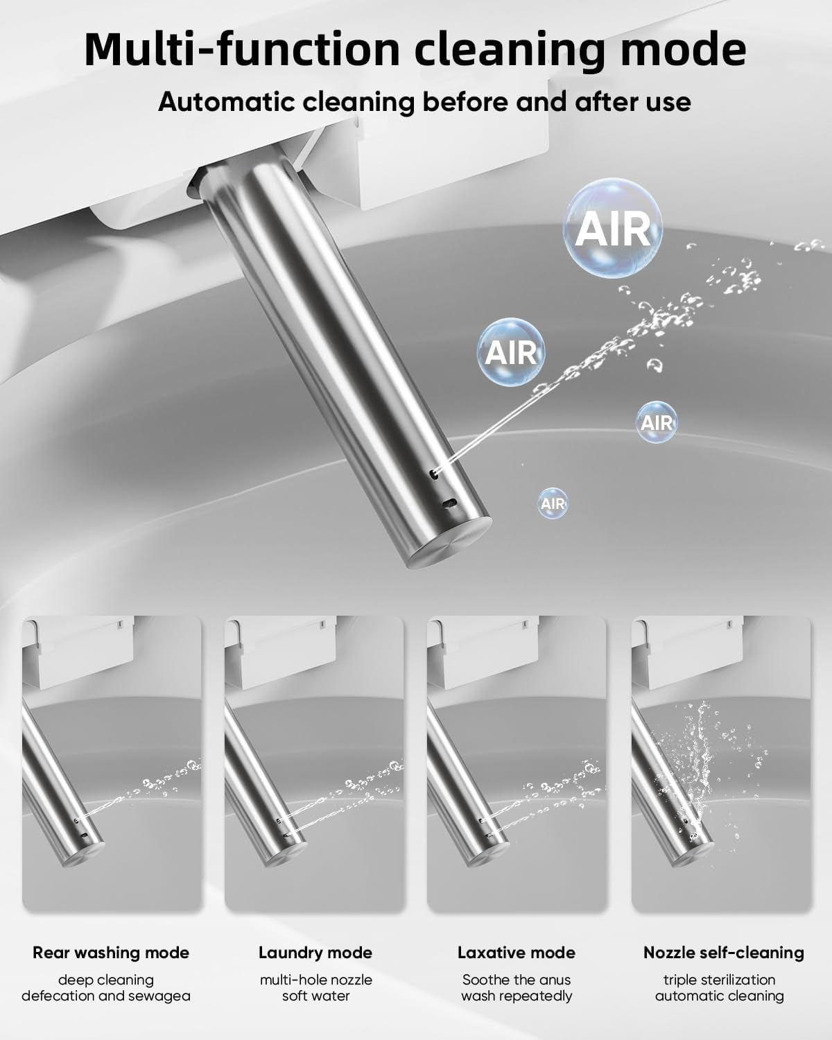 Thumbnail 4 de LOUPUSUO LP Smart Toilet with Bidet, Heated Seat and Warm Air Dryer