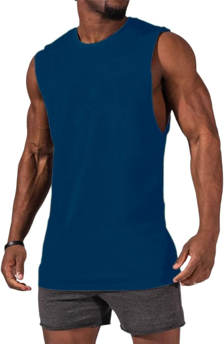 Thumbnail 2 de iudam Tank Top Herren Baumwolle Muskelshirt