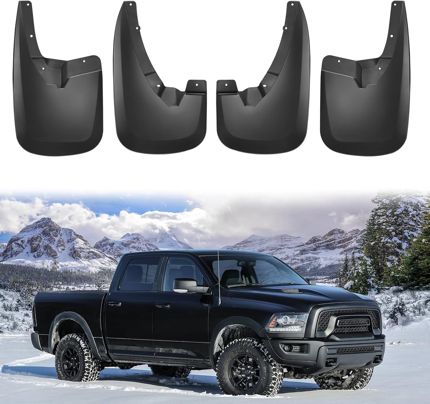 Detalle de BDFHYK Mud Flaps 4-Piece Set