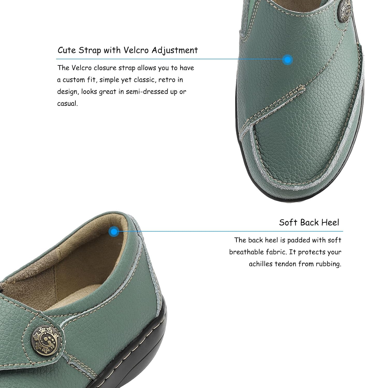Detalle 2 de TERRIKAT Women's Leather Loafers