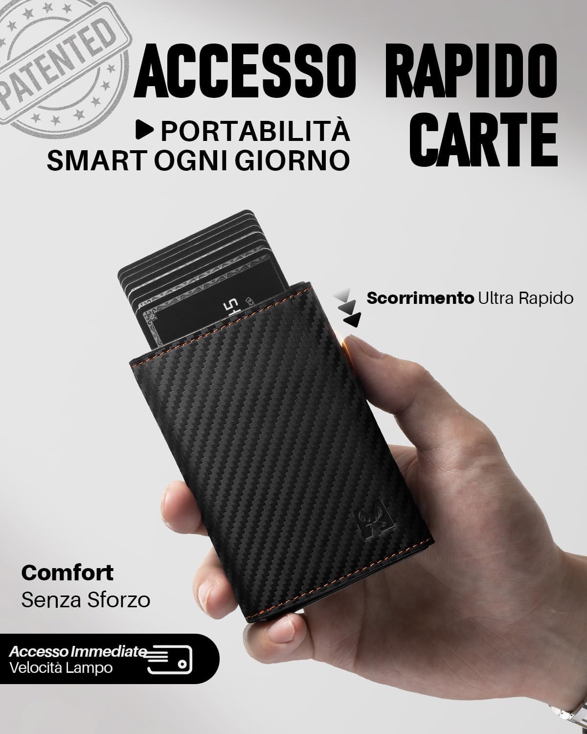 Thumbnail 1 de MYSHION portafoglio pop up RFID 11 carte