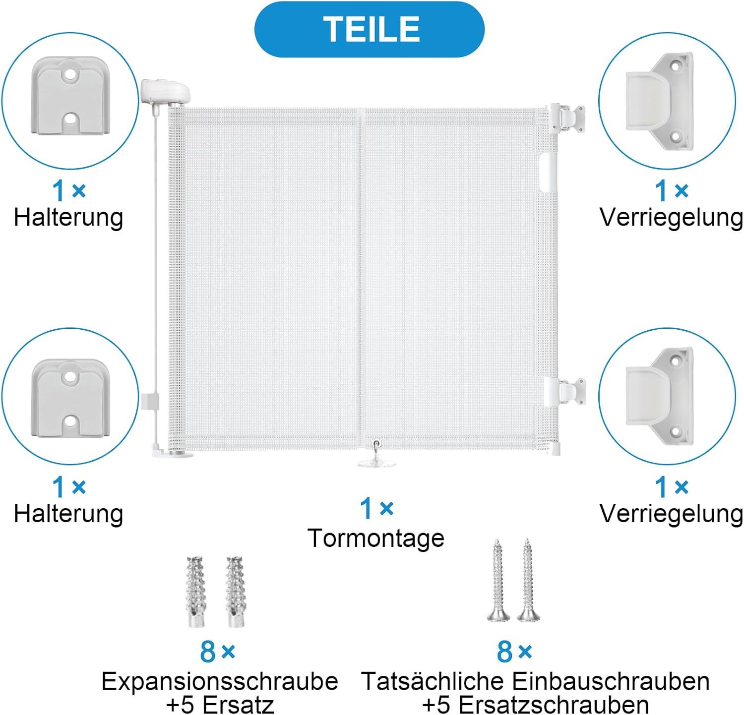Thumbnail 5 de Treppenschutzgitter Ausziehbar 150 cm
