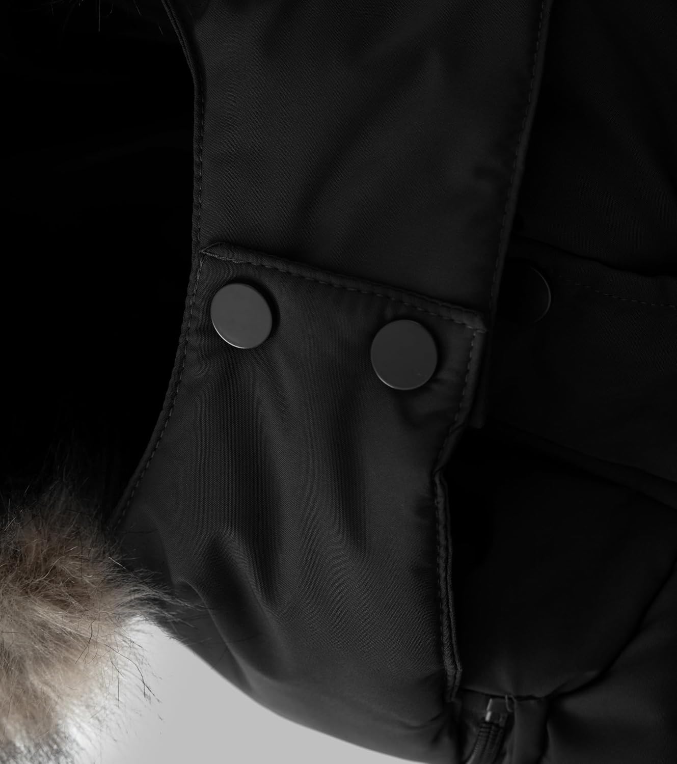 Thumbnail 5 de GGleaf Women's Quilted Puffer Coat with Fur Hood
