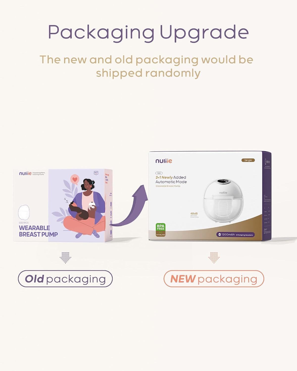 Thumbnail 1 de Nuliie S32 Hands-Free Wearable Electric Breast Pump