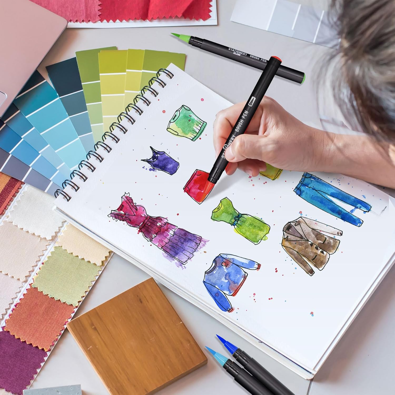 Thumbnail 1 de STATIONERY ISLAND Aquarellstifte 37-teilig 🎨