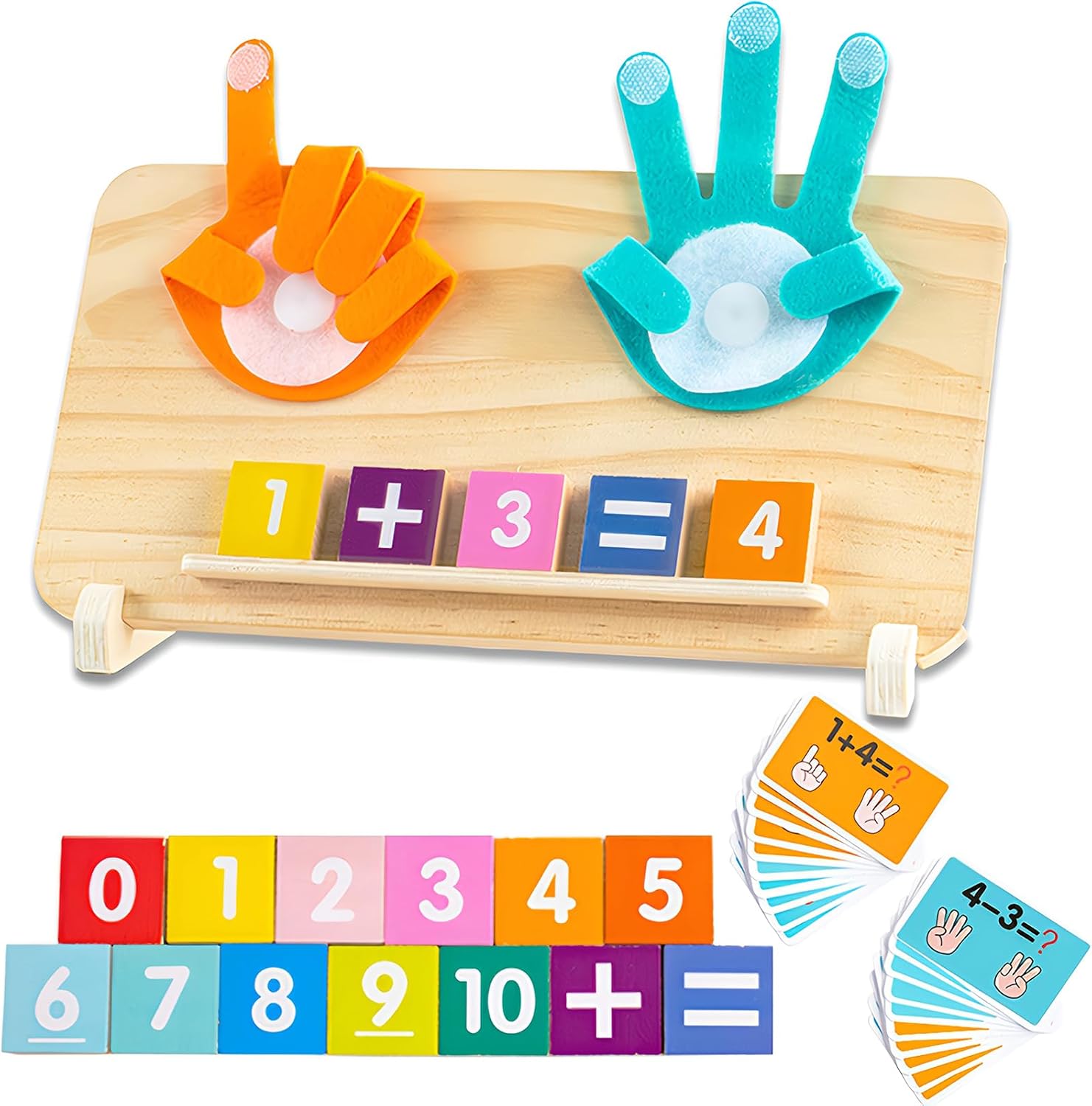 Detalle de DQMOON Montessori Lernspielzeug Zahlen ab 4