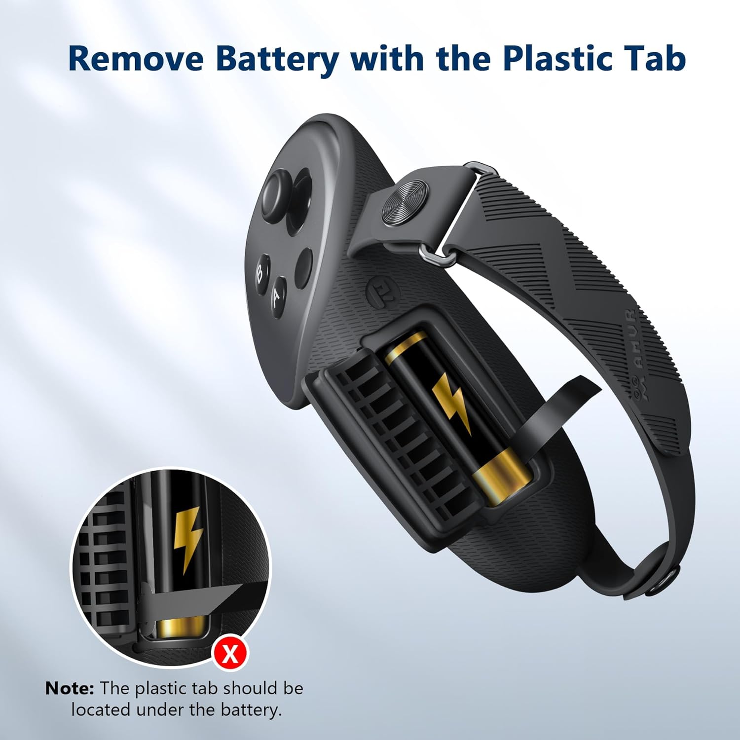 Thumbnail 2 de AMVR Upgraded Controller Grips Cover for Quest 3S Knuckle Straps