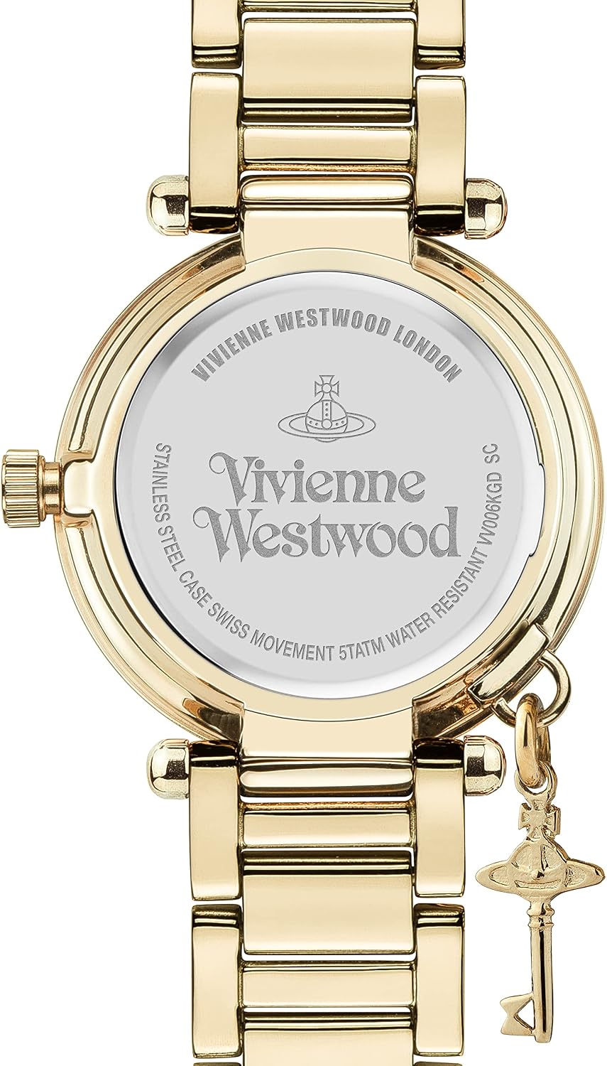Detalle 2 de Vivienne Westwood Kensington II Quartz Watch VV006KGD with Gold Dial