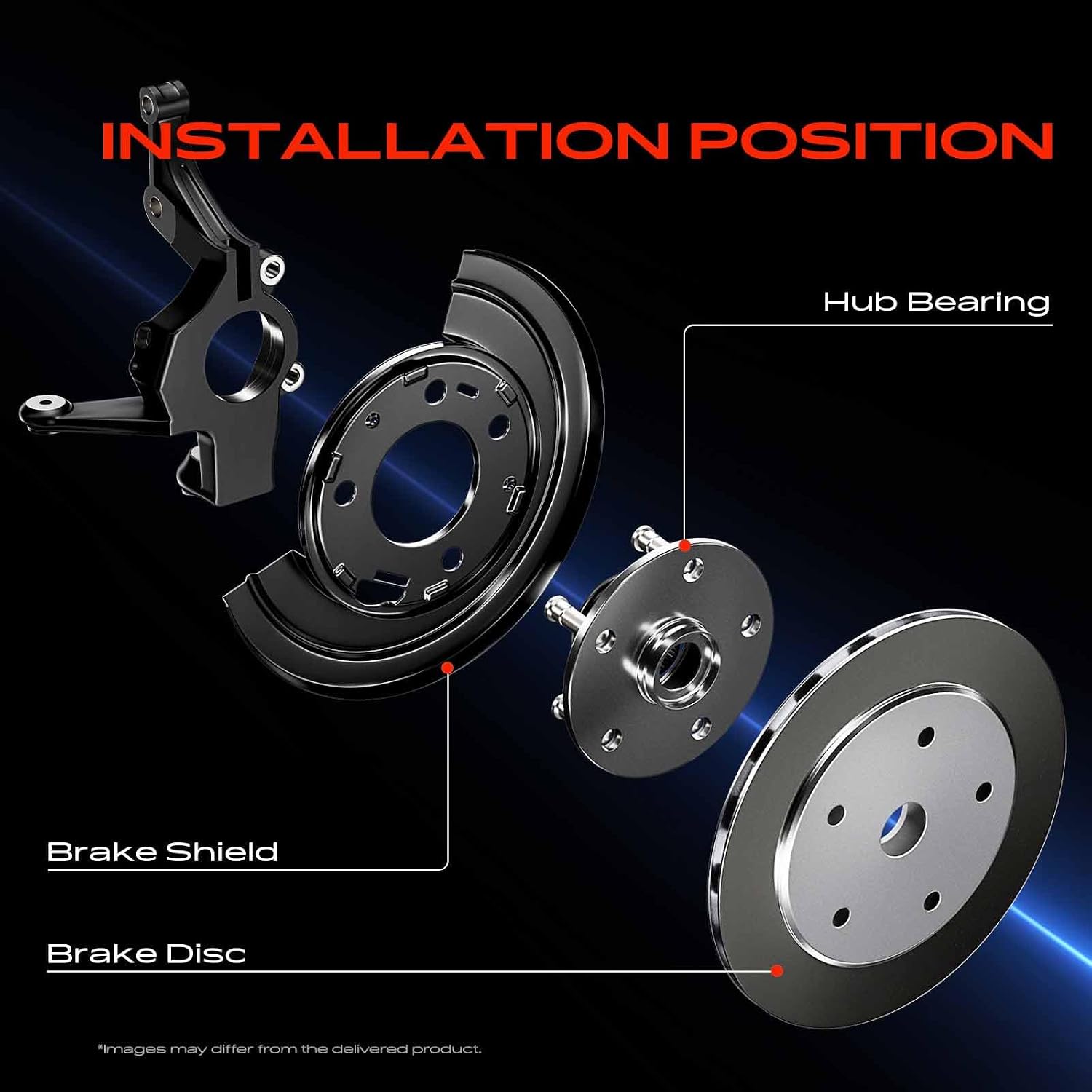 Thumbnail 4 de Frankberg Brake Dust Shield 1K0615611AB Replacement