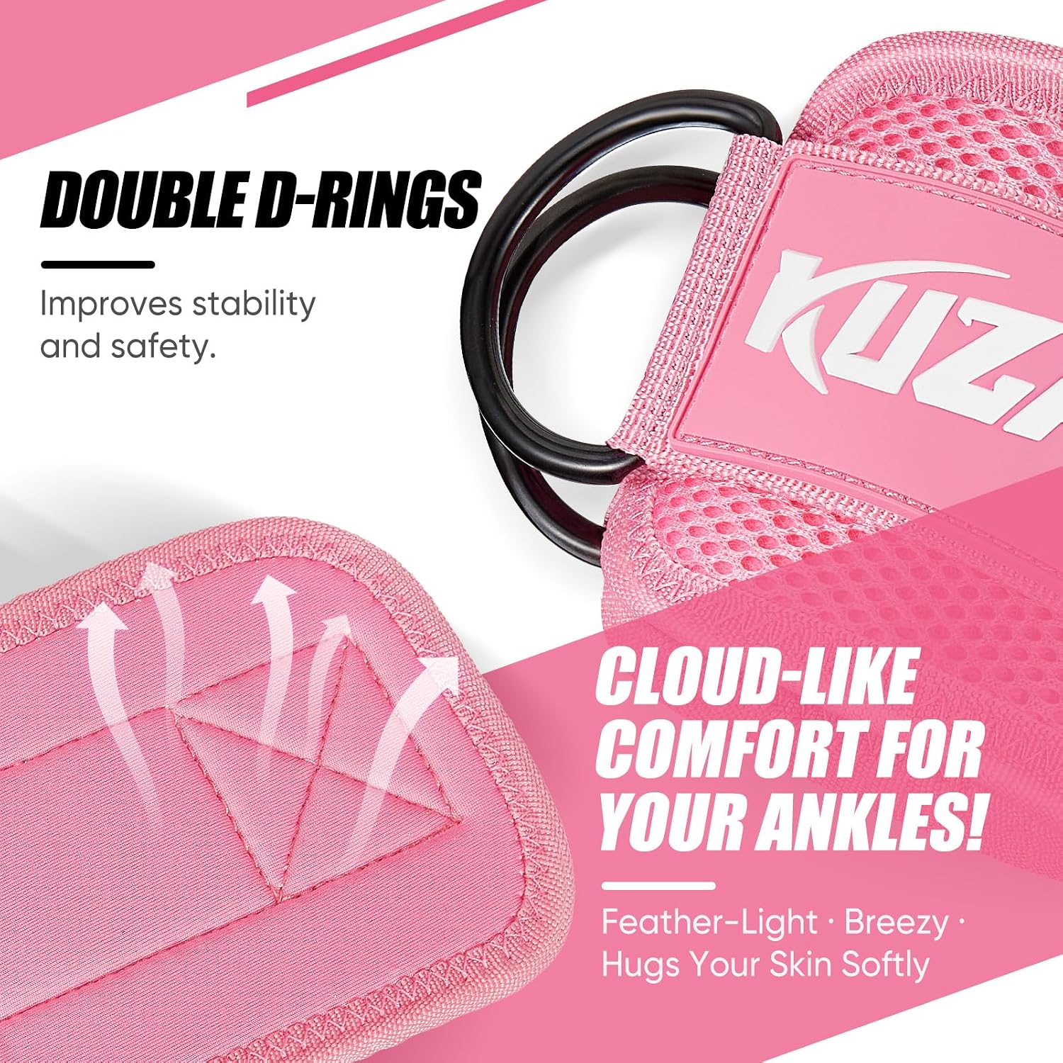 Detalle 2 de KUZARO Ankle Resistance Bands with Cuffs ⚙