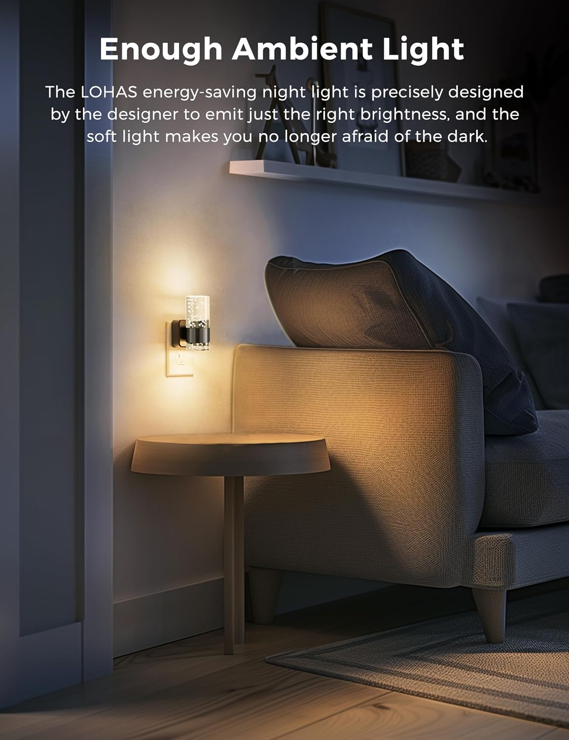 Detalle 2 de L LOHAS Plug-In Night Light, Acrylic