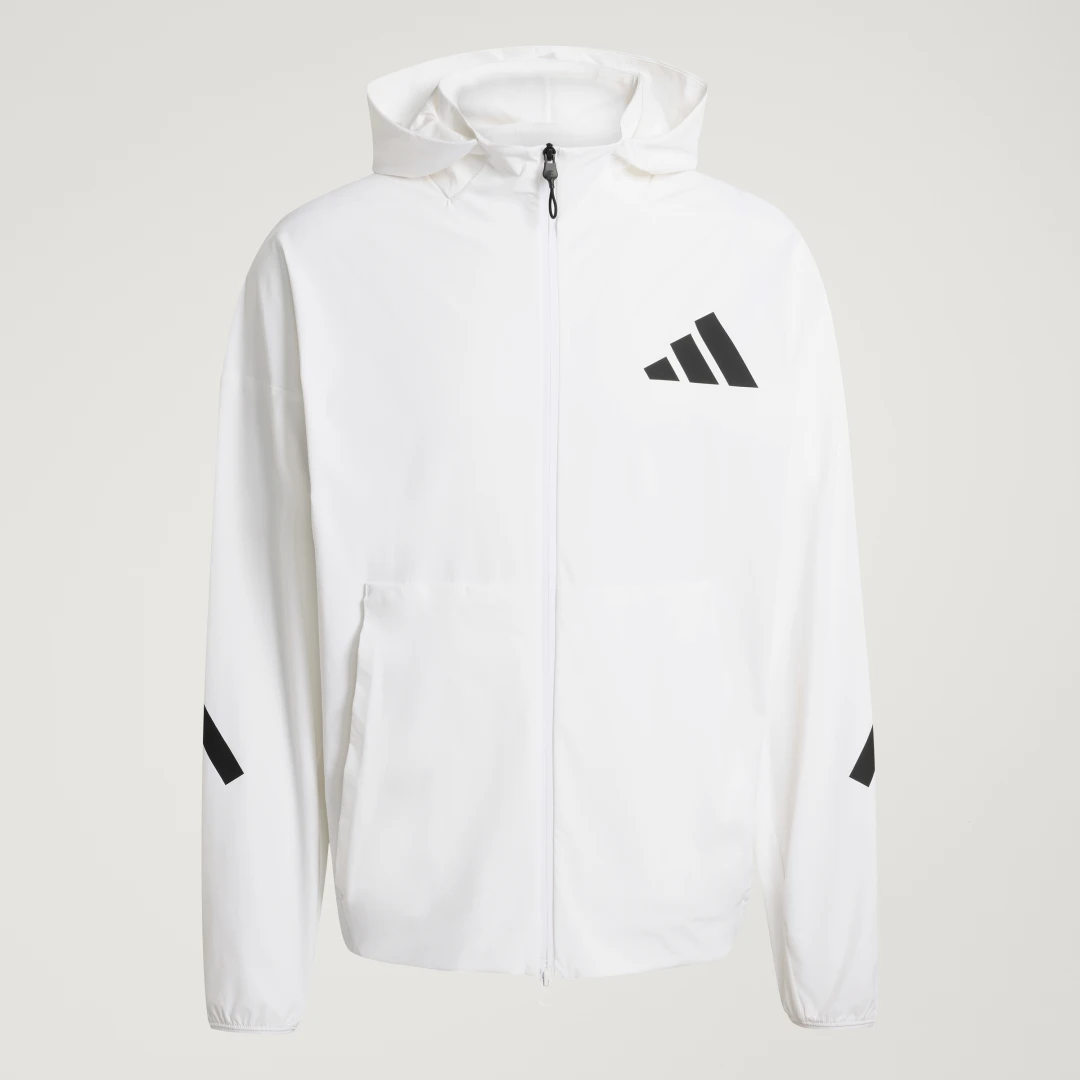 Detalle 2 de CHAQUETA DEPORTIVA DE TEJIDO TÉCNICO ADIDAS Z.N.E. (Blanco) — guía de compra