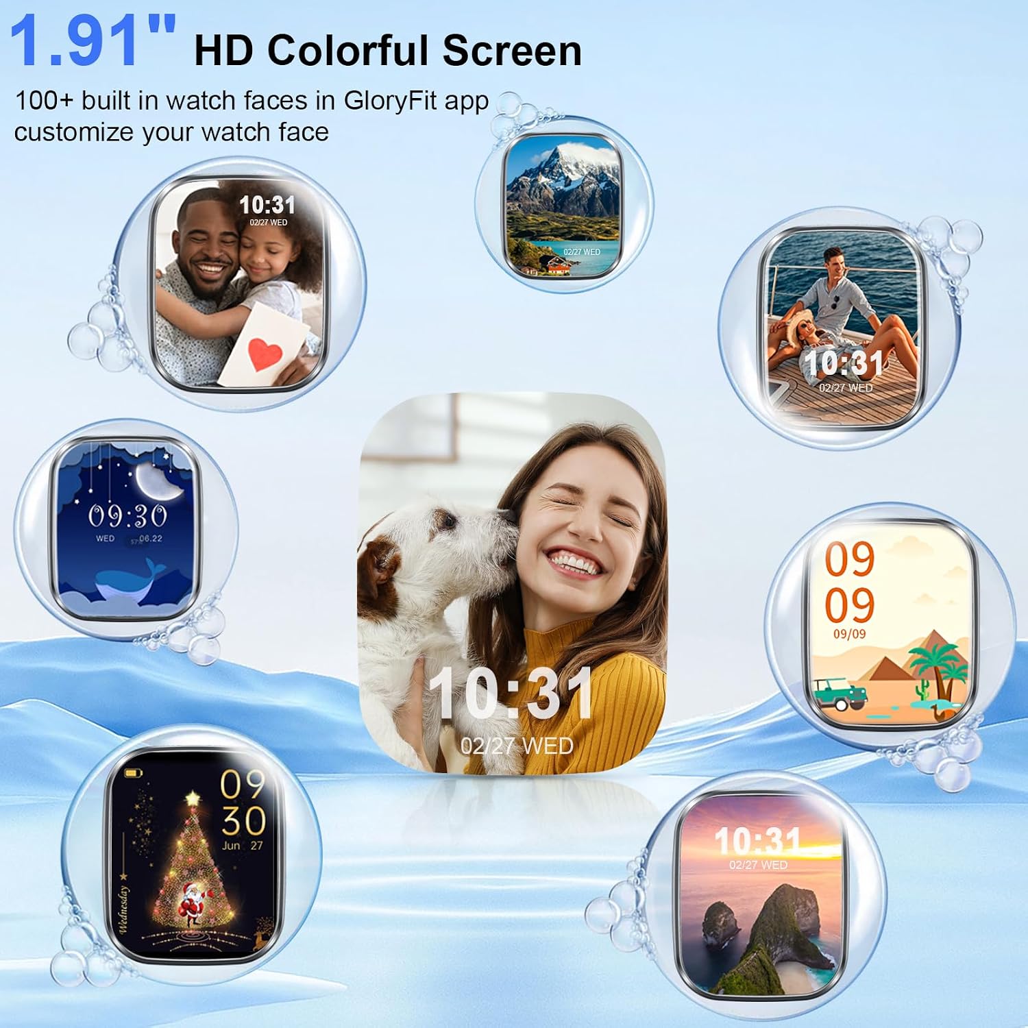 Thumbnail 4 de 2026 Smart Watch: 1.91" Fitness smartwatch with calls, 100+ sport modes and IP68 waterproof