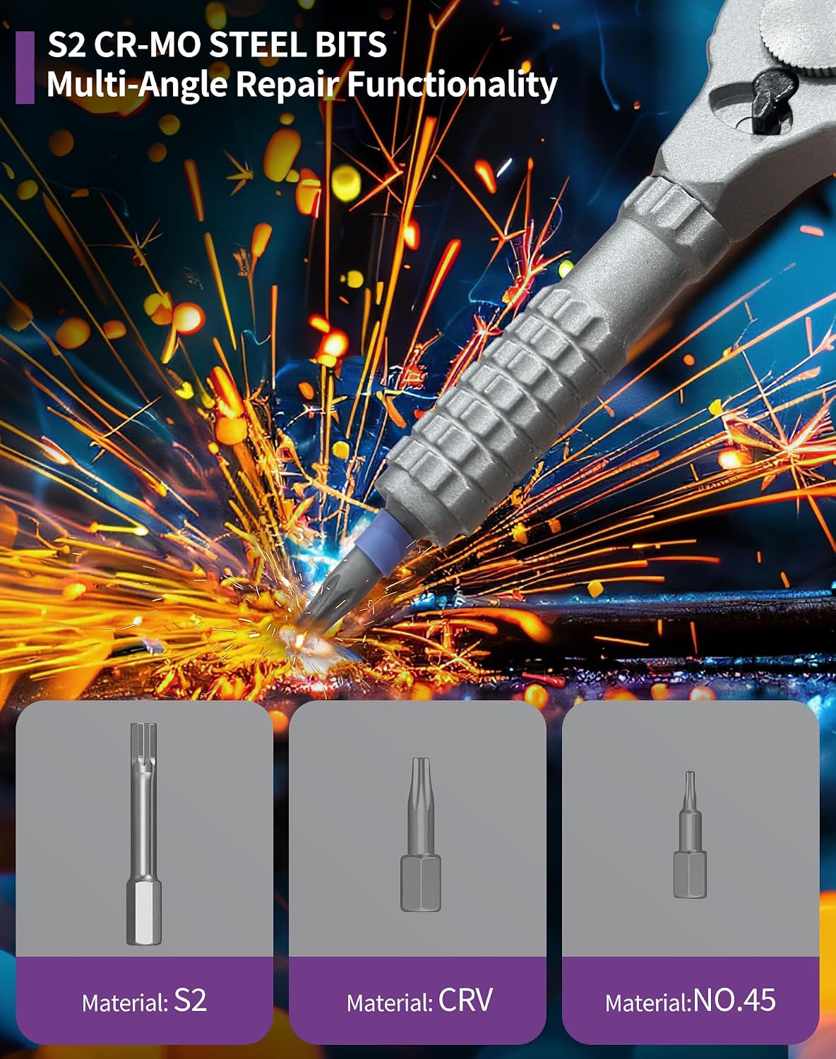 Thumbnail 3 de 66 in 1 Magnetic Screwdriver Set