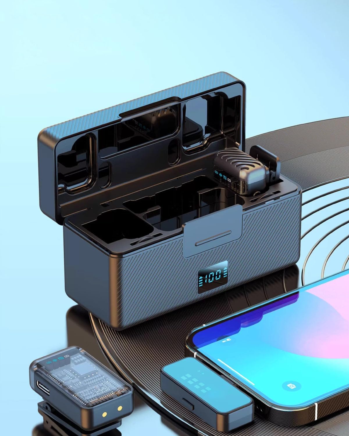 Thumbnail 7 de Micrófono Lavalier inalámbrico para iPhone y Android 🎤