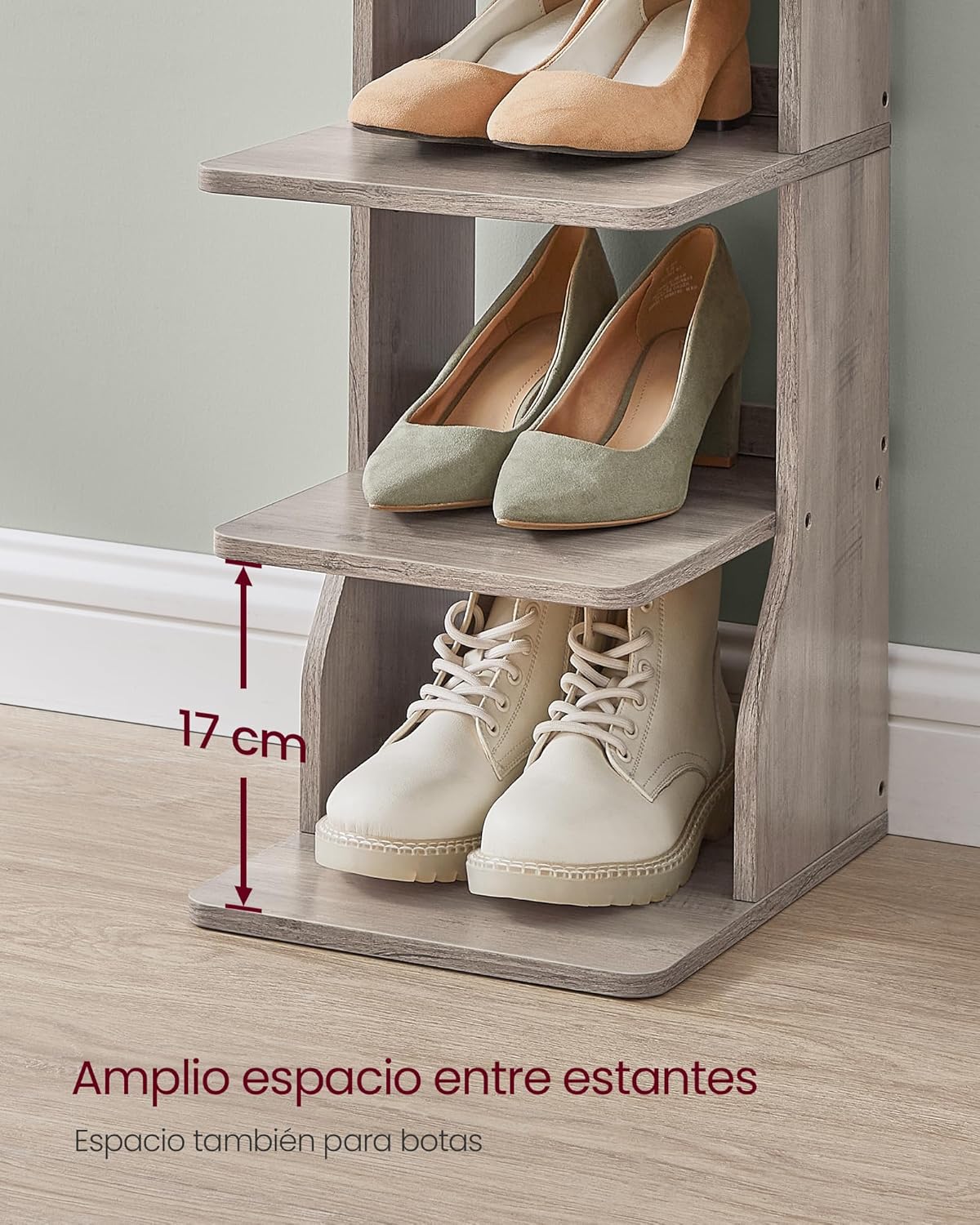 Thumbnail 4 de VASAGLE LBS200L01 zapatero estrecho 30x110 cm