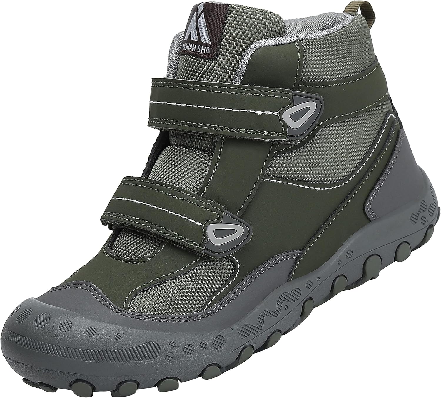 Detalle de Mishansha Kinder Wanderschuhe rutschfest – Leichtes Trekkingmodell für Jungen und Mädchen (Gr. 24–38)