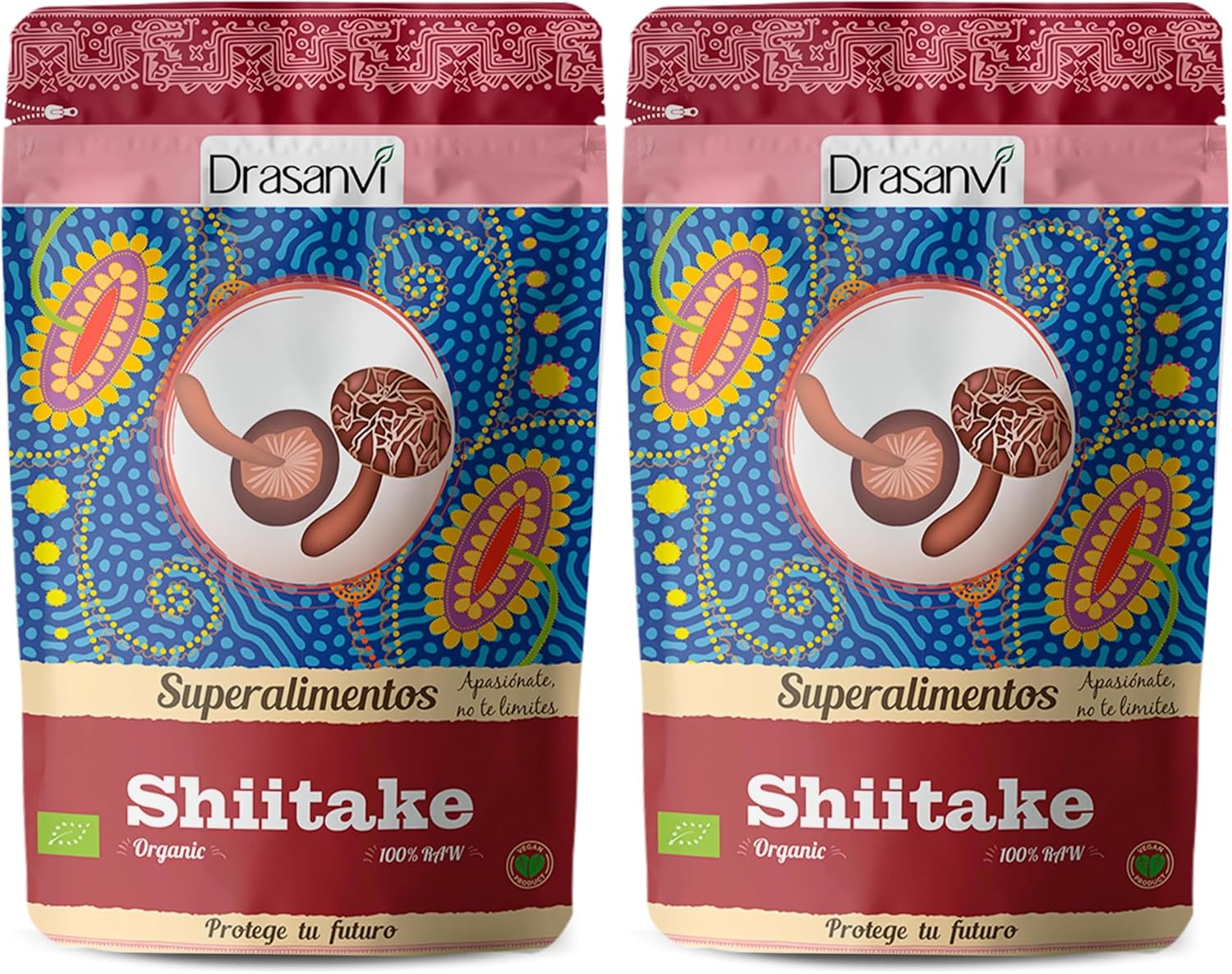 Detalle de SHIITAKE BIO 125 g doypack superalimentos 🍄
