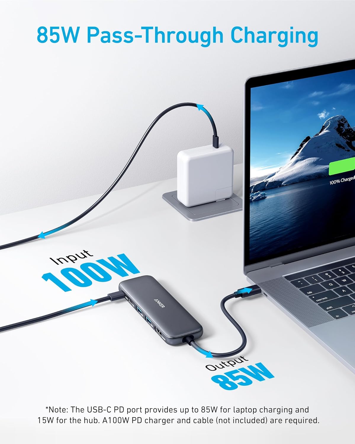 Thumbnail 2 de Anker Hub USB C 332 5 en 1