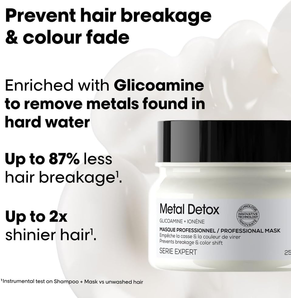 Thumbnail 1 de L’Oréal Professionnel Metal Detox Hair Mask: Prevent Breakage & Colour Fade from Hard Water
