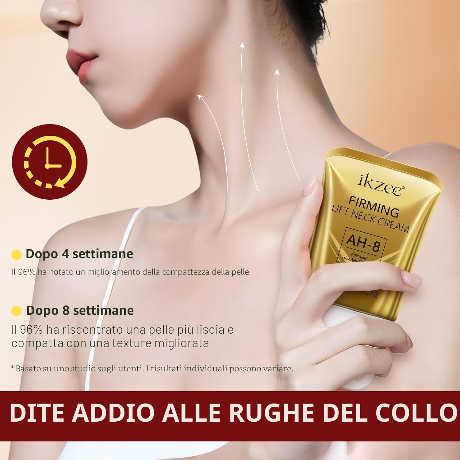 Detalle de Ah-8: Crema per il Collo con Massaggiatore a Rullo per rassodare e nutrire